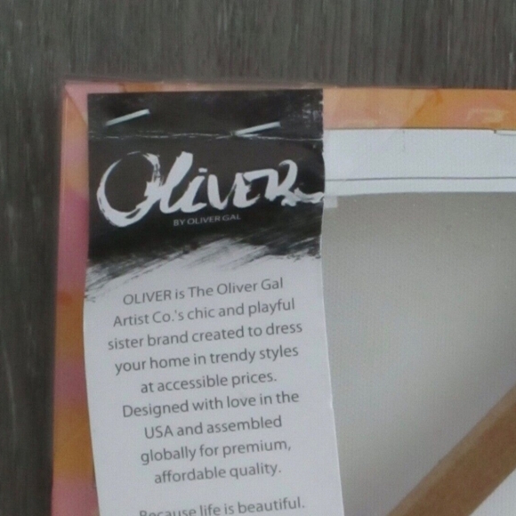 Rare Lux Glam Glitter Embellishment Canvas  Wall Decor ART by Oliver Gal - Picture 4 of 5